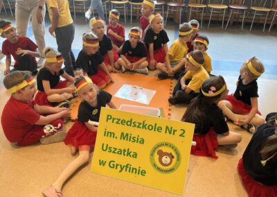 Dzieci z Przedszkola nr 2 biorą udział w Mistrzostwach Pamięci.